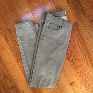 J Brand Grey Skinny Jean, 25